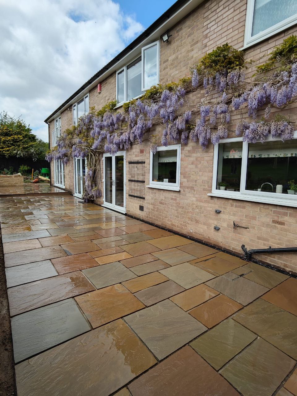 Natural Stone Patio - Loughborough