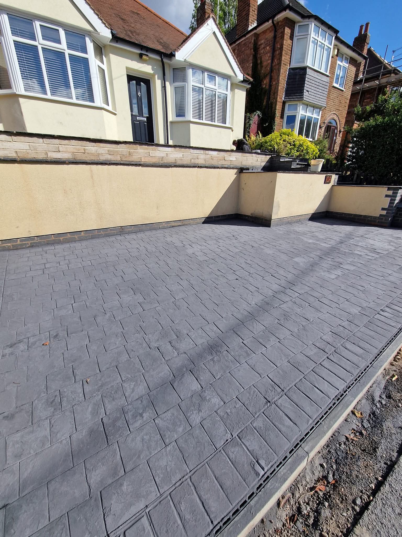 Concrete print _ driveway