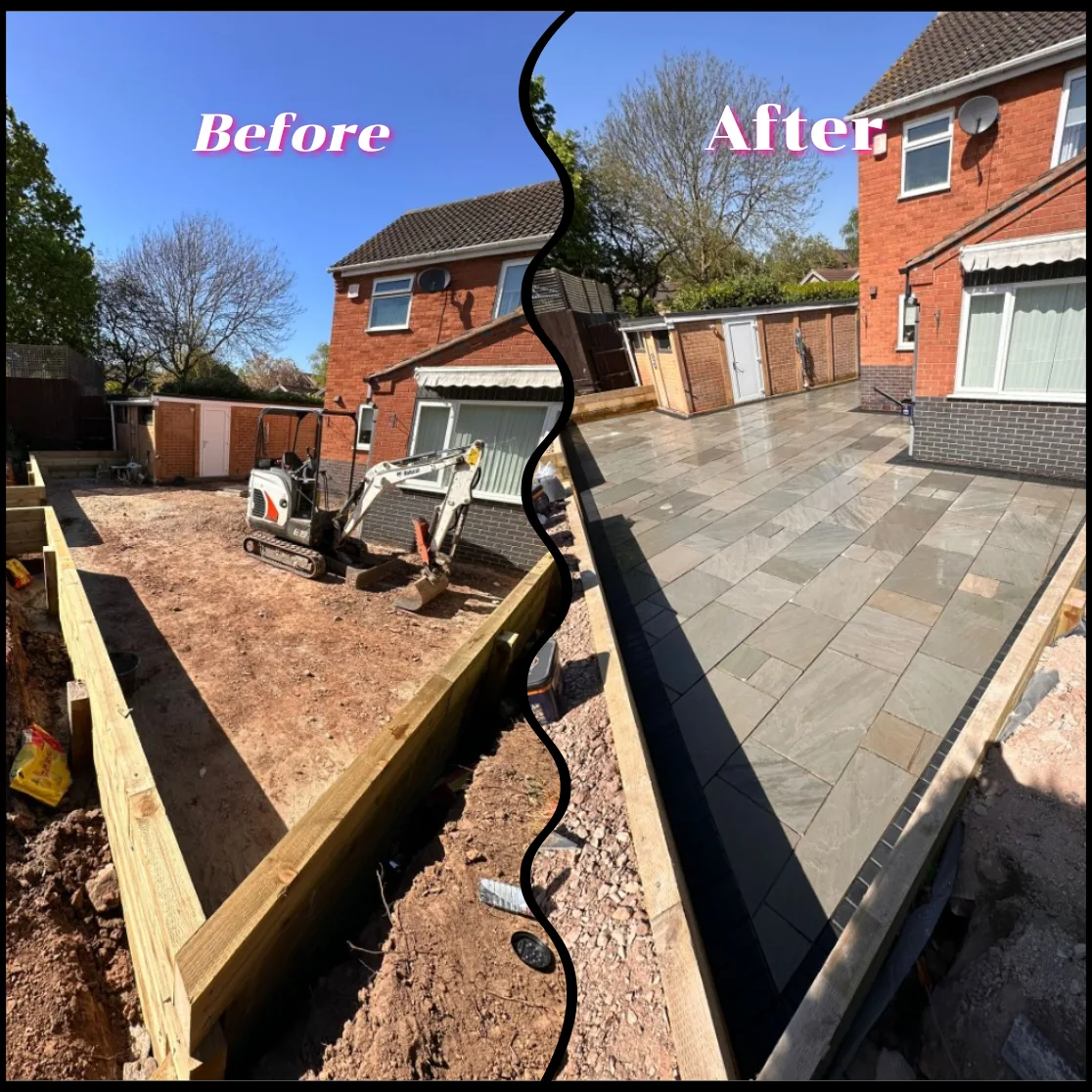 Indian sandstone _ patio
