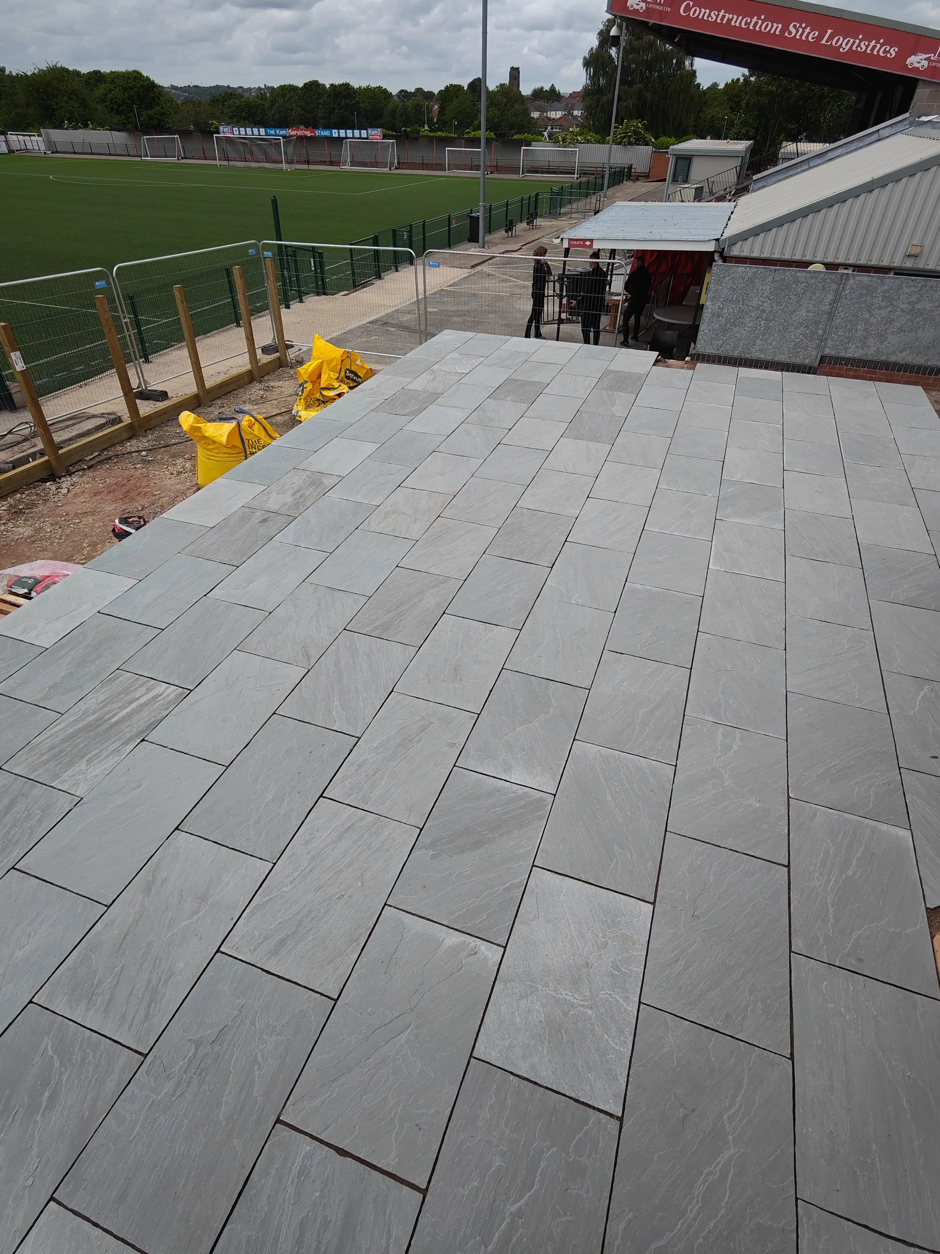 ✅ Another Premium Indian Sandstone Project Completed!  Transform your outdoor space with expertly installed Indian Sandstone, finished to the highest 